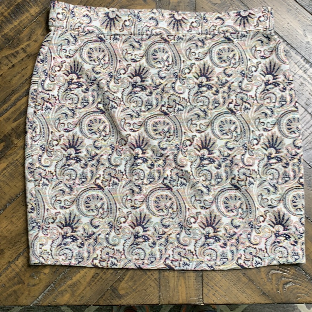 Free People Cream Plaid & Black Paisley Mini Skirt Set - Picture 6 of 6